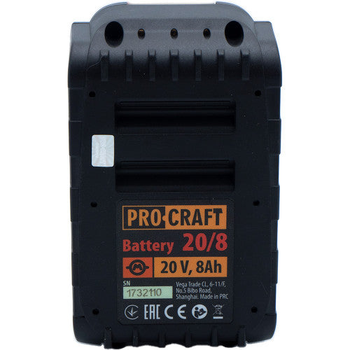 Акумулятор ProCraft 20/8 Universal (20В, 8Аг)