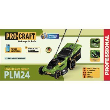 Акумуляторна газонокосарка Procraft PLM24 (без АКБ) 032028 фото