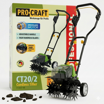 Акумуляторний культиватор-сапа Procraft CT20/2 032004 фото