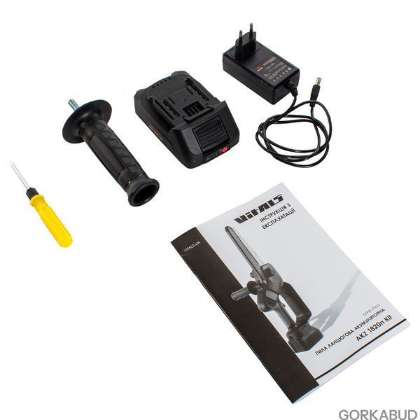 Пила ланцюгова акумуляторна Vitals AKZ 1820n Kit 213190 фото