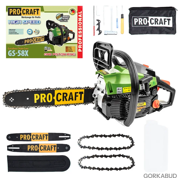Бензопила Procraft GS-58X 600058 фото