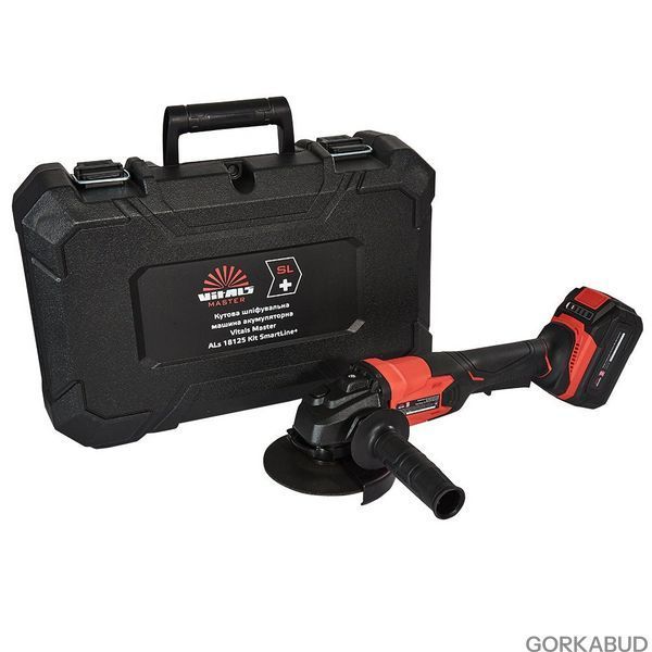 Болгарка (угловая шлифмашина) аккумуляторная Vitals Master ALs 18125 Kit SmartLine+ 184443 фото