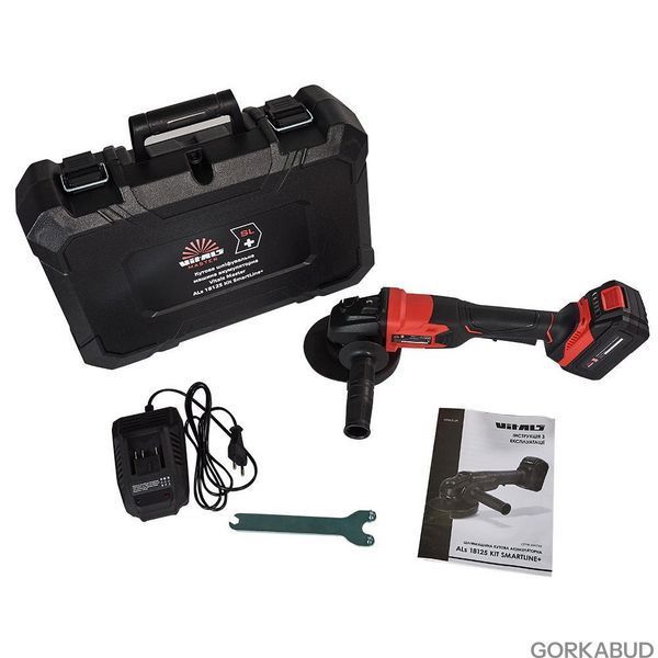 Болгарка (угловая шлифмашина) аккумуляторная Vitals Master ALs 18125 Kit SmartLine+ 184443 фото